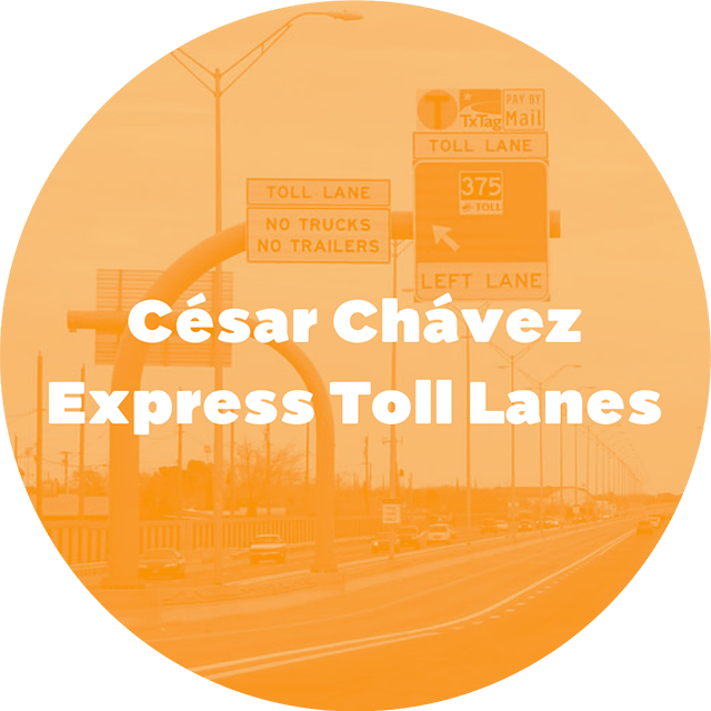 César Chávez Express Toll Lanes